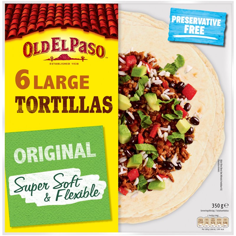 Tortillaleivät Large - 15% alennus