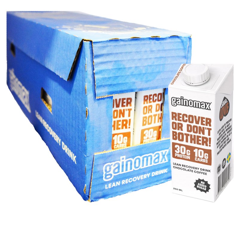 Laatikollinen palautusjuomaa "Recovery Drink Choco & Coffee" 16 x 250 ml - 40% alennus