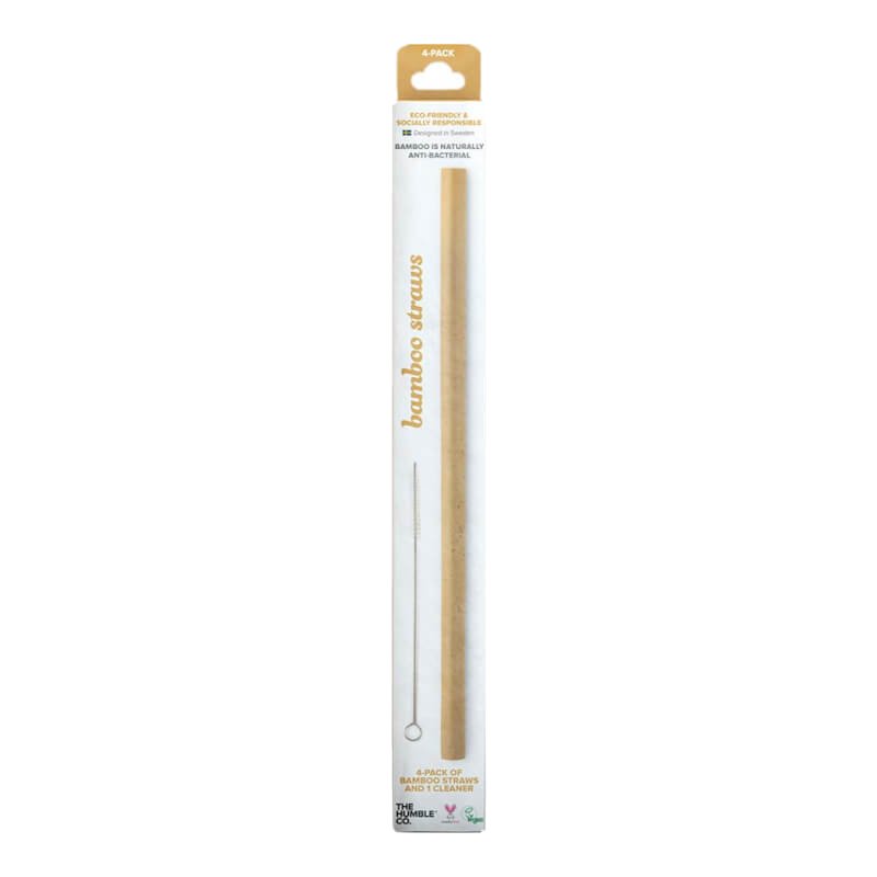 Bambuiset Juomapillit 4kpl - 20% alennus