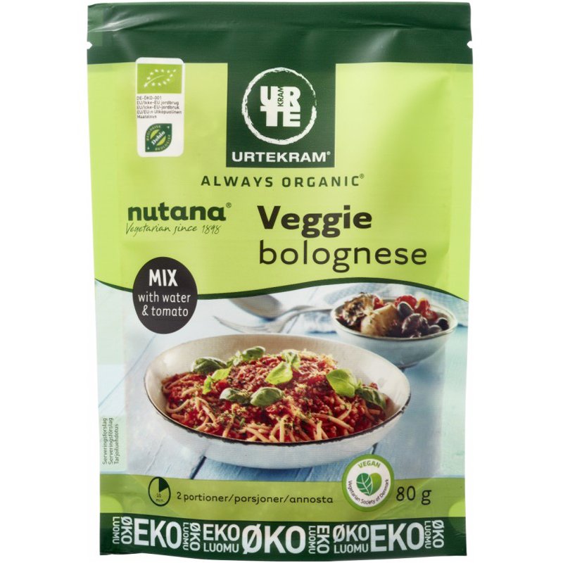 Luomu Kastikeaines Veggie Bolognese 80g - 52% alennus