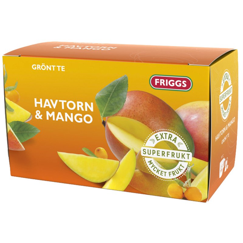 Vihreä Tee, Tyrni & Mango 20-pack - 55% alennus