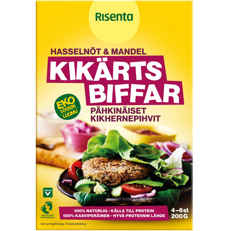 Luomu Kikhernepihviainekset 200g - 29% alennus