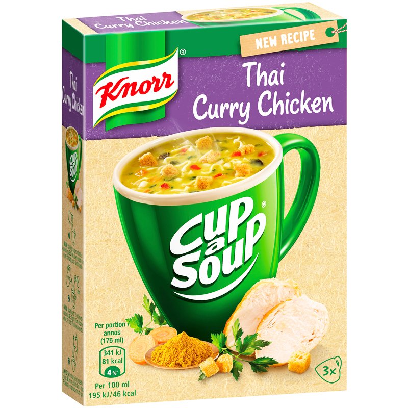 Keitto Thai Curry Chicken 3kpl - 28% alennus