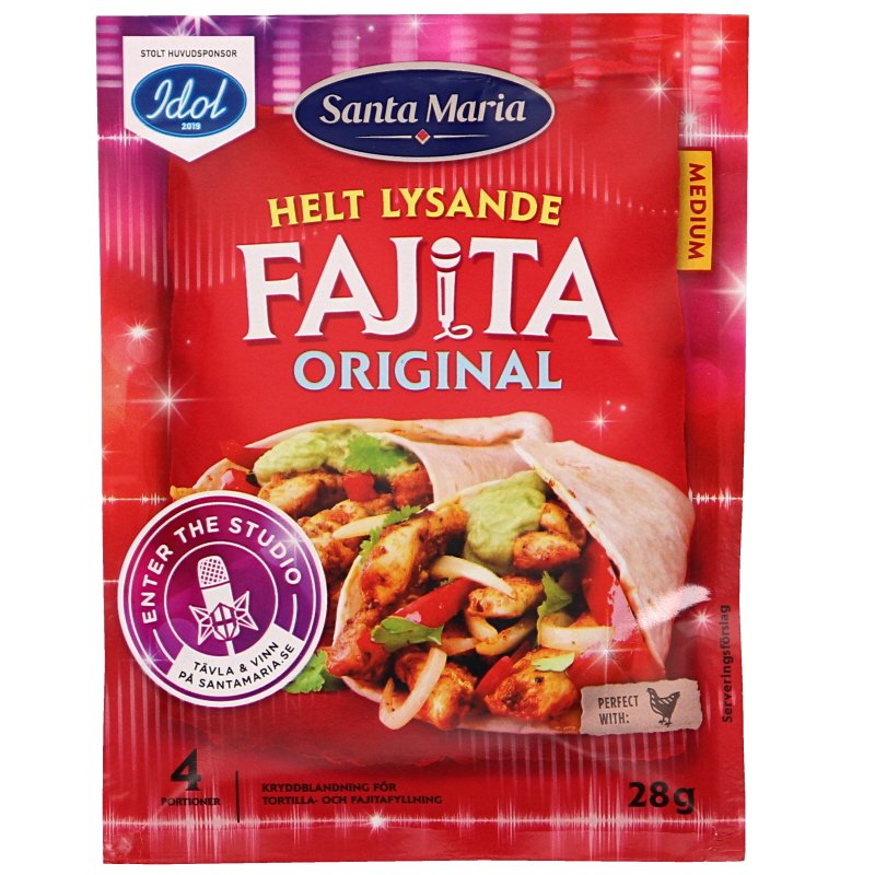 Mausteseos "Fajita" 28g - 2% alennus