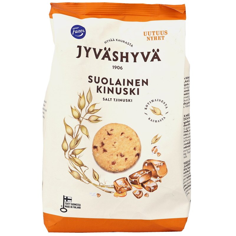 Jyväshyvä Suolainen Kinuski Keksi - 20% alennus