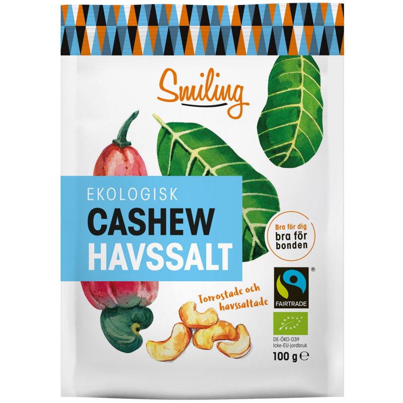 Luomu Cashewpähkinät - 38% alennus